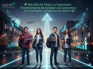 Elegir dónde estudiar tu licenciatura es una de las decisiones más importantes de tu vida. En la UEM, te ofrecemos no solo una educación de calidad, sino un verdadero acompañamiento en tu camino hacia el éxito.