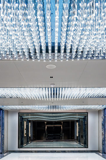 Lift Lobby Chandeliers - Norwegian Prima