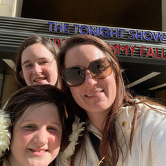 Outside Radio City Hall