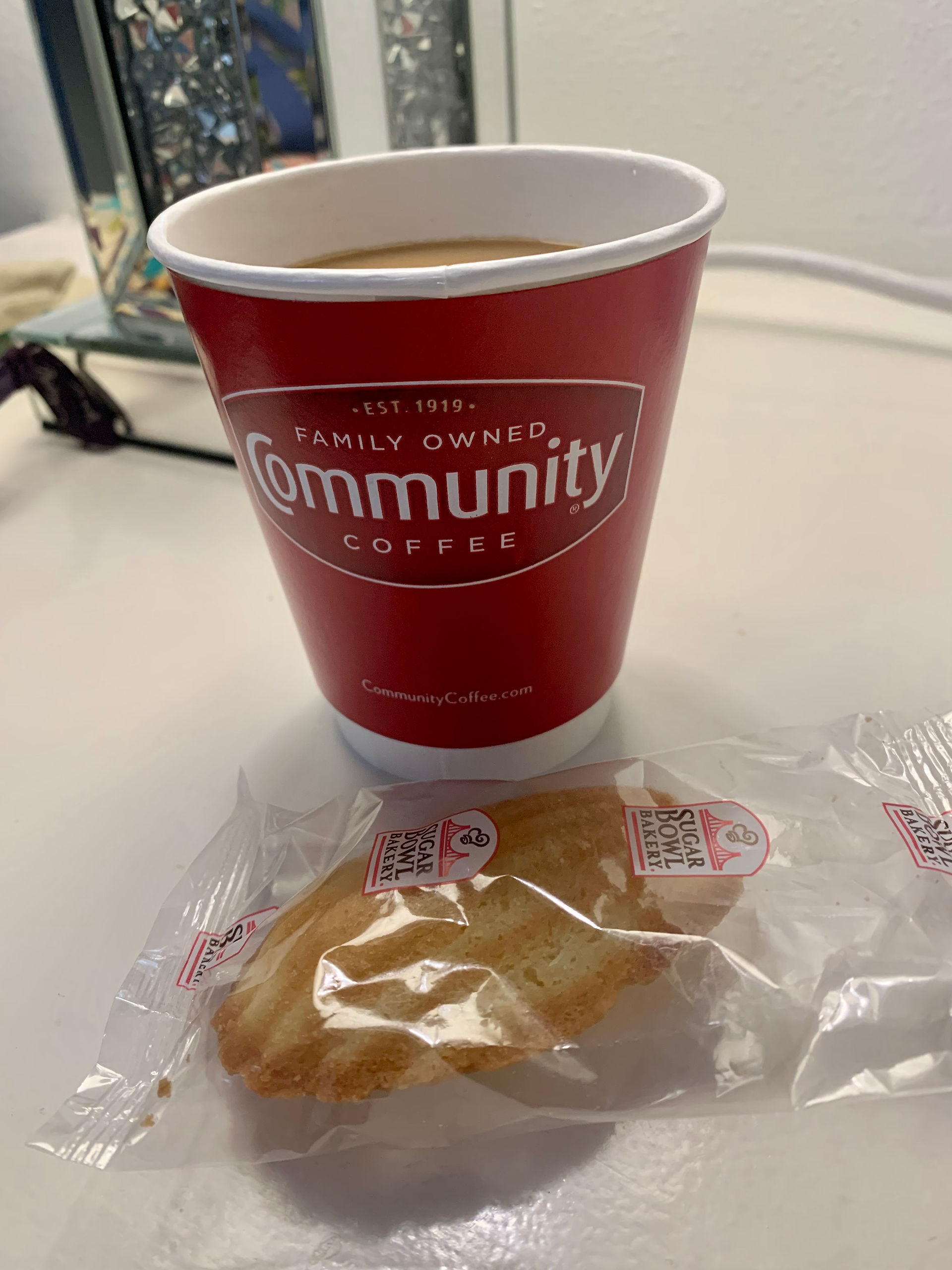 Coffee and madeleines