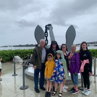 Group photo at Pearl Harbor