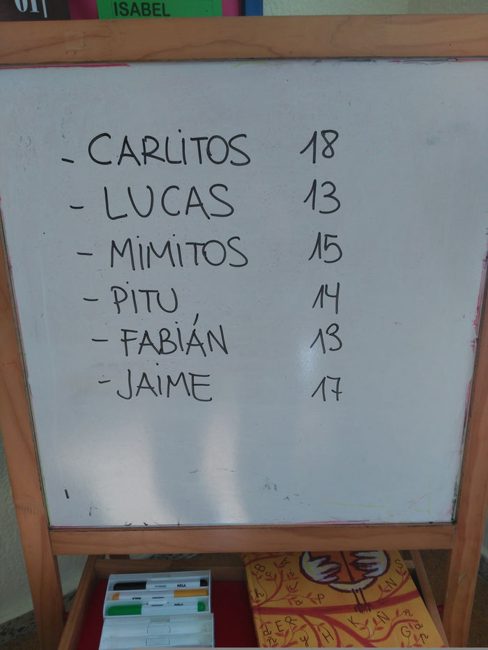 Un nuevo compañero en clase