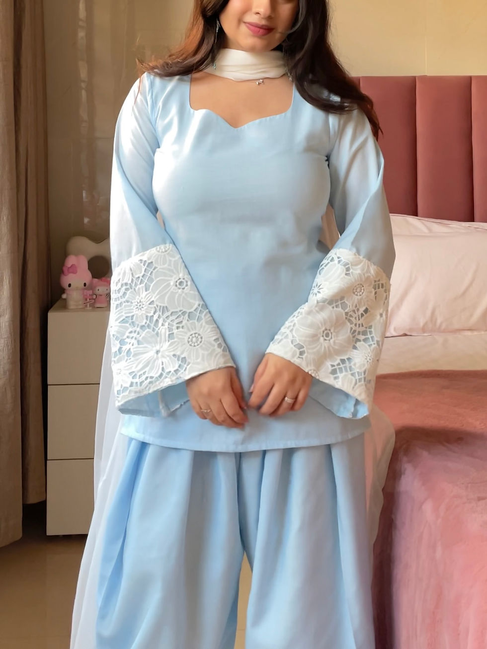 Thumbnail: Blue Farshi Suit Set