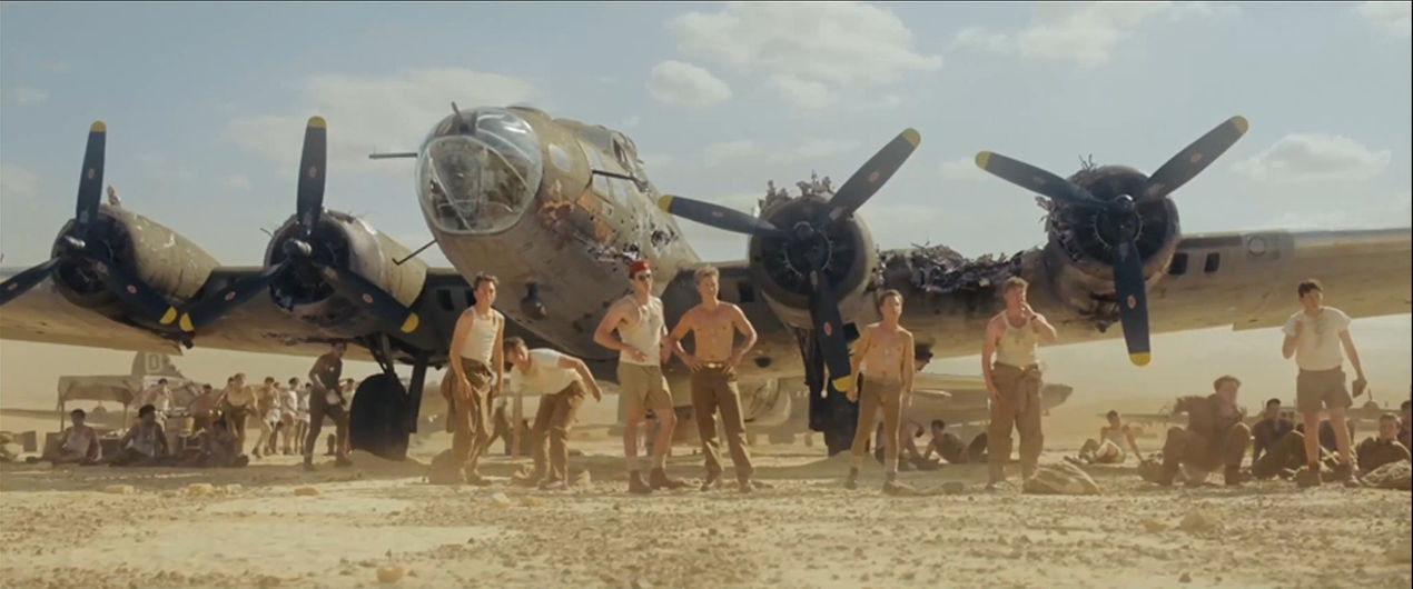 On-set virtual production scene with an LED wall displaying a real-time Unreal Engine 5 environment for TV series virtual production.