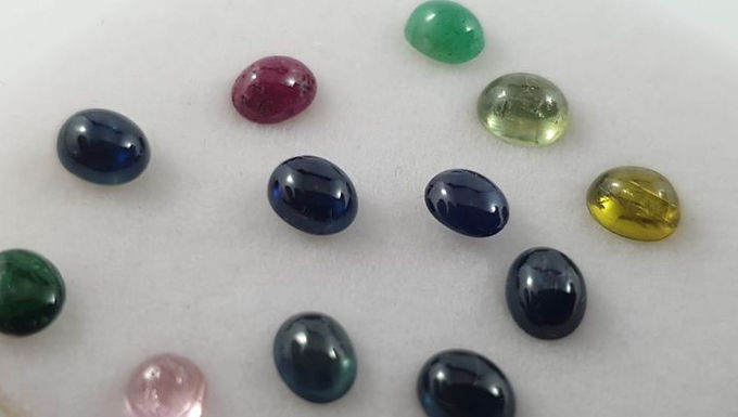 Mixed Sapphires 5mm x 4mm 