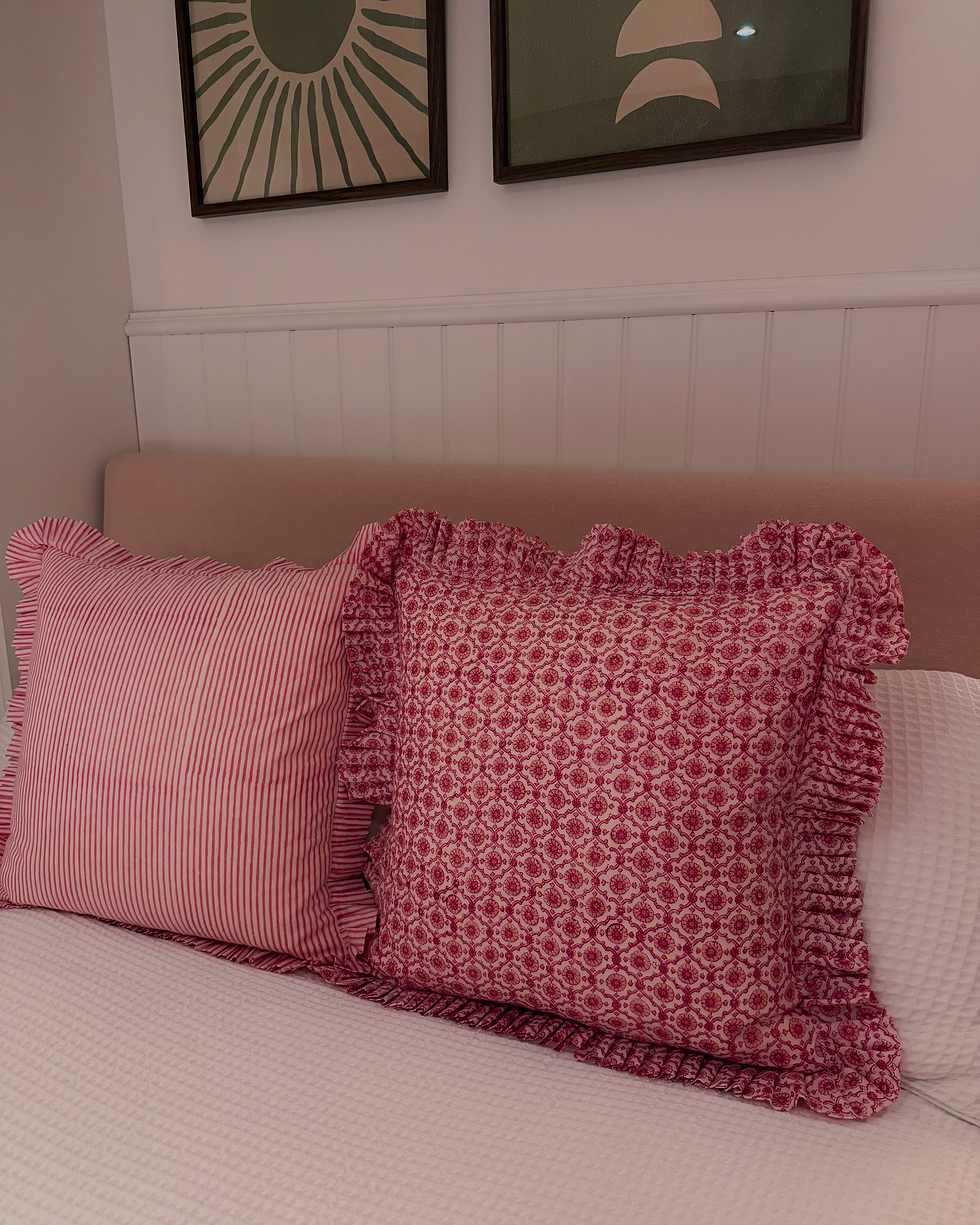 Thumbnail: Cushion Cover - Pink Frilly