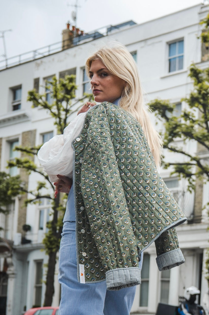 Thumbnail: The Olive Quilted Jacket