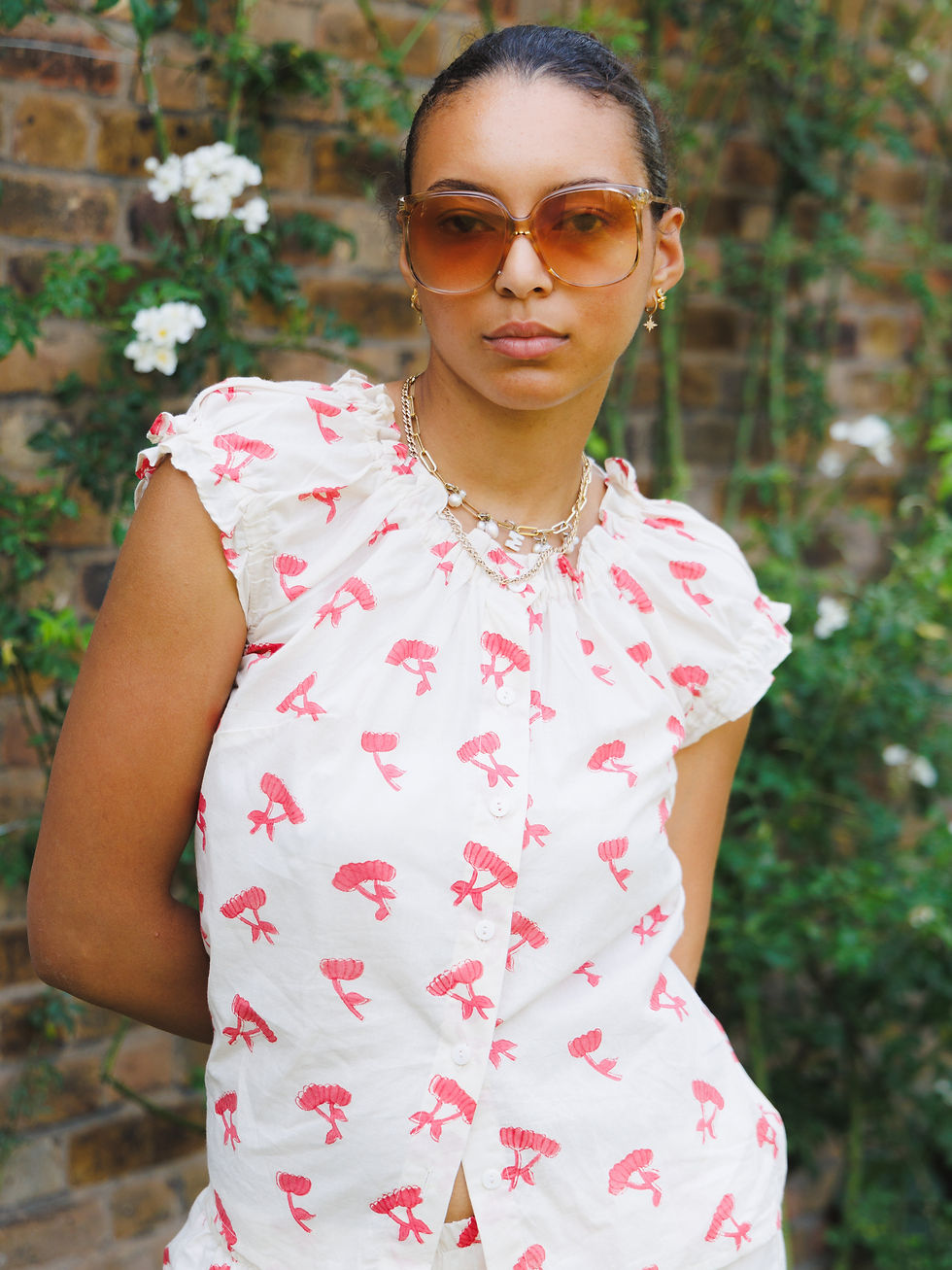 Thumbnail: The Tilly Top - Red & White