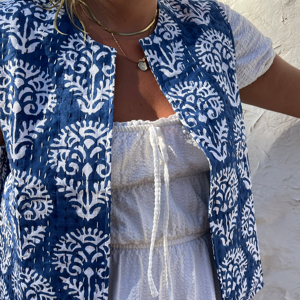 Thumbnail: Navy Lila Waistcoat