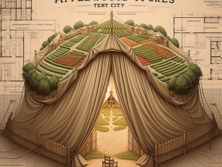 Applewood Acres Tent City plans taking shape behind closed flaps