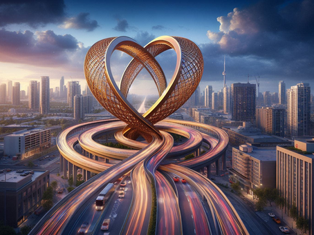 First half-twist rendered as Queensway Trail begins innovative transformation into Queensway Möbius