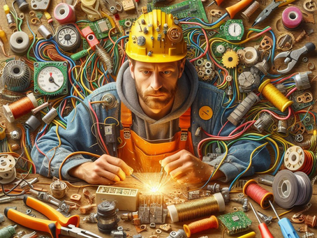 Jiffy tradesman espied soldering loose wire inside Applewood homeowner’s Last-Ditch Global Socio-Politico-Economic Reset Button