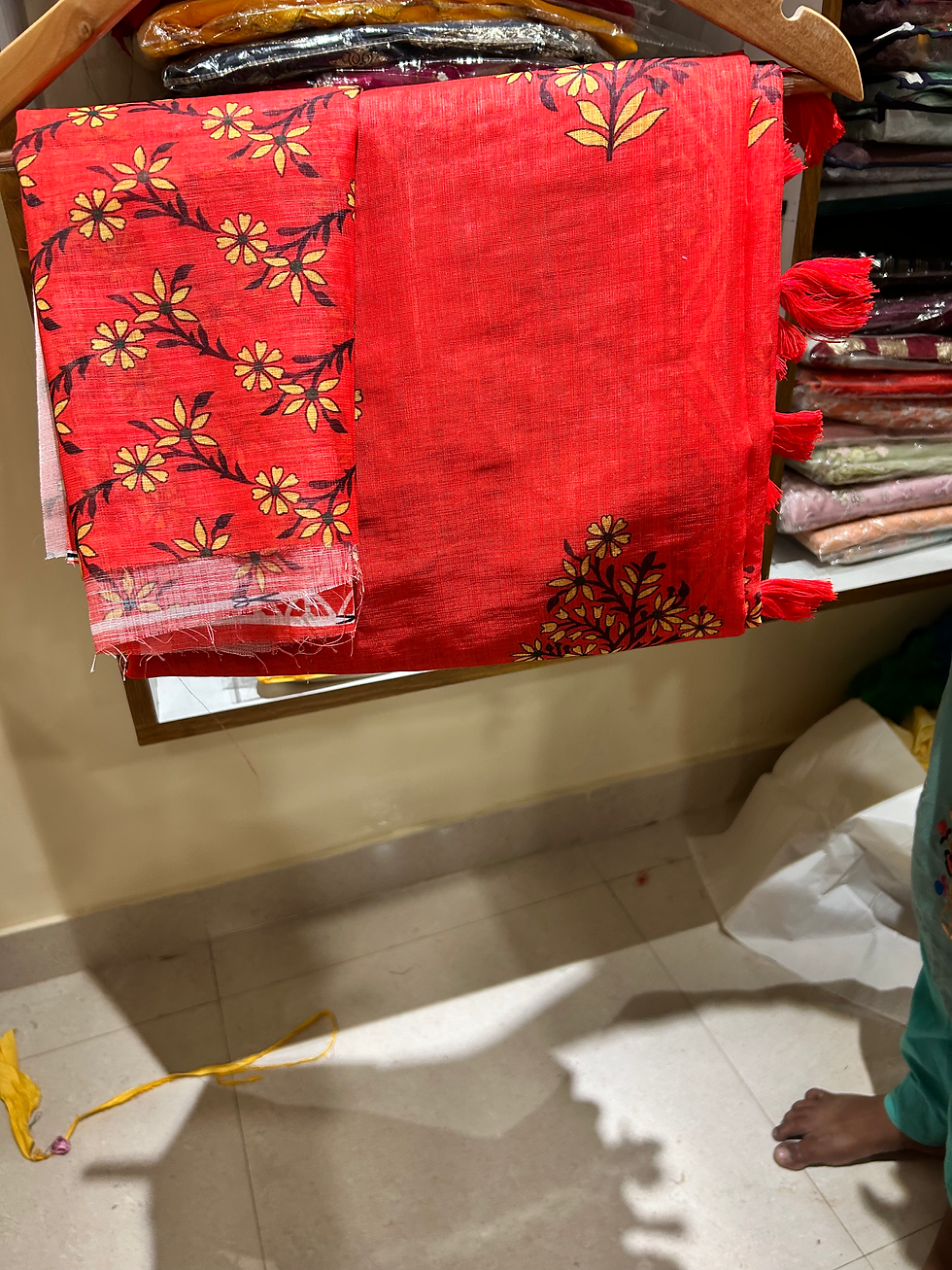 Thumbnail: Linen cotton Saree