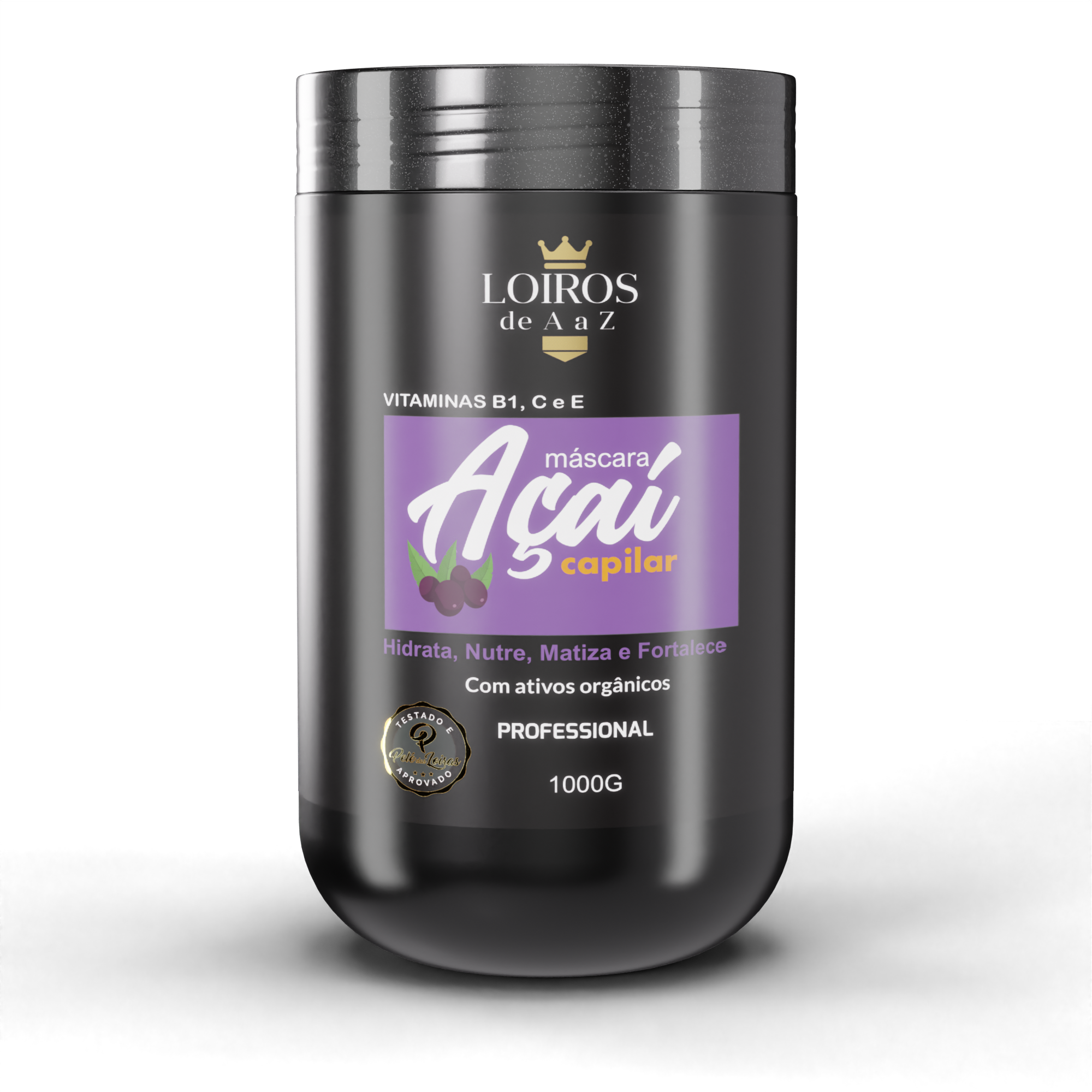 MÁSCARA MATIZADORA DE AÇAÍ  1KG - Loiros de A a Z