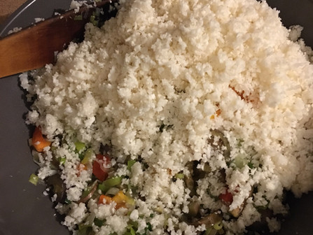 Cauliflower fried rice