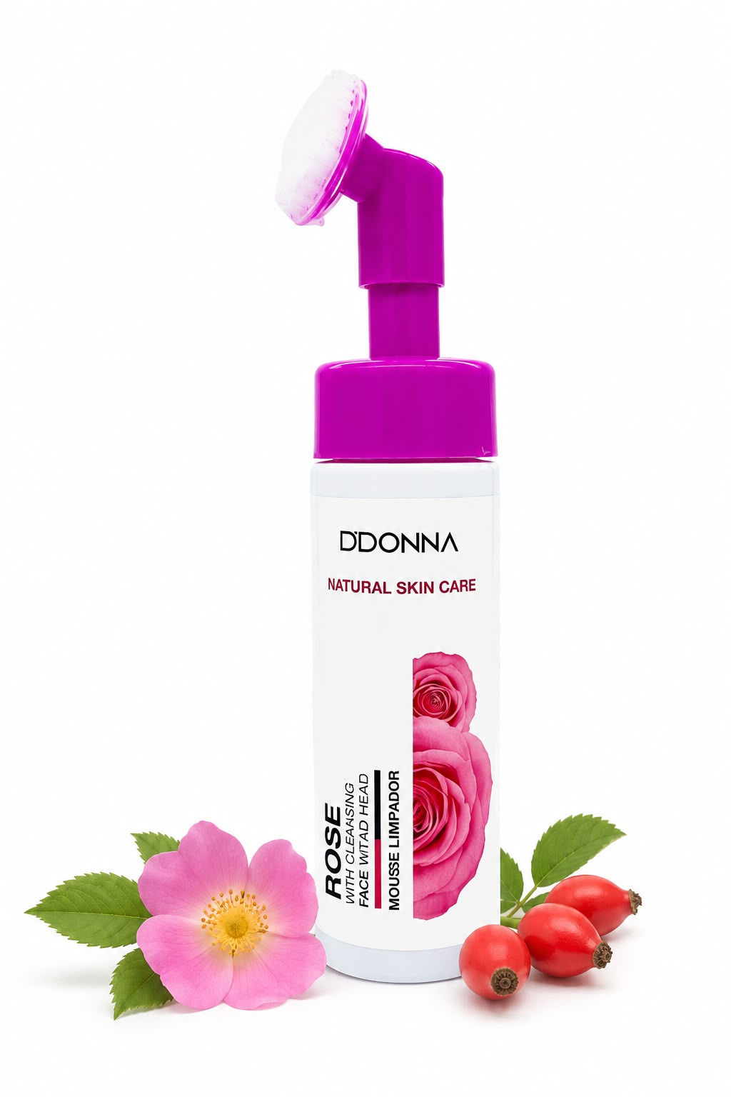 espuma de Limpeza Facial Donna Rosa Mosqueta – 180 ml
