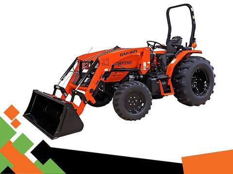 Orange Bad Mow Tractor, 5055 Compact