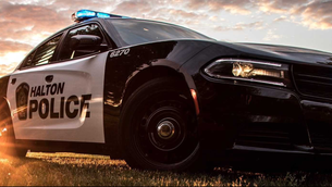 2 men were arrested after an allegedly-stolen vehicle struck a police cruiser head-on in Milton.