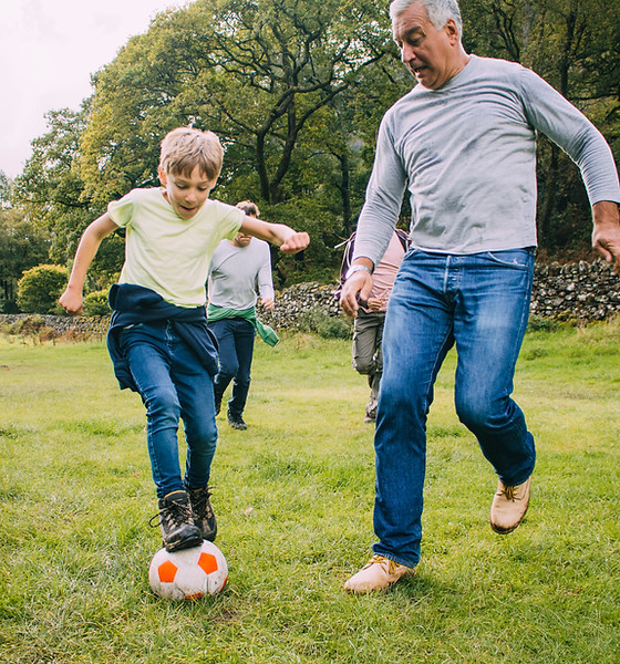 Playing Soccer