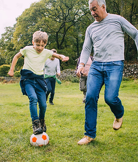 Playing Soccer