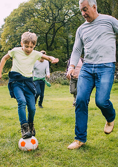 Playing Soccer