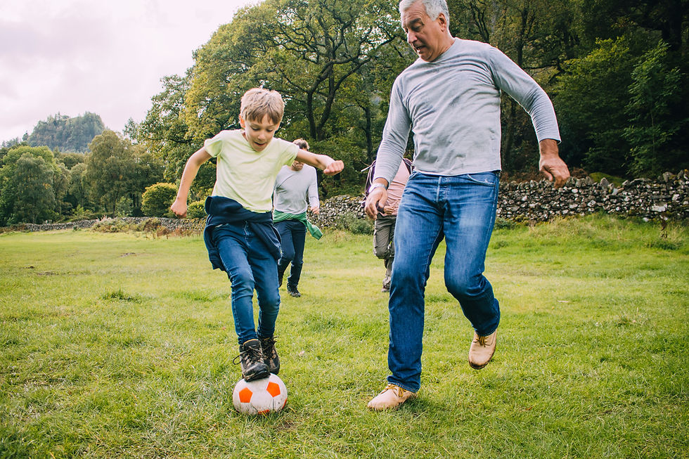 Playing Soccer