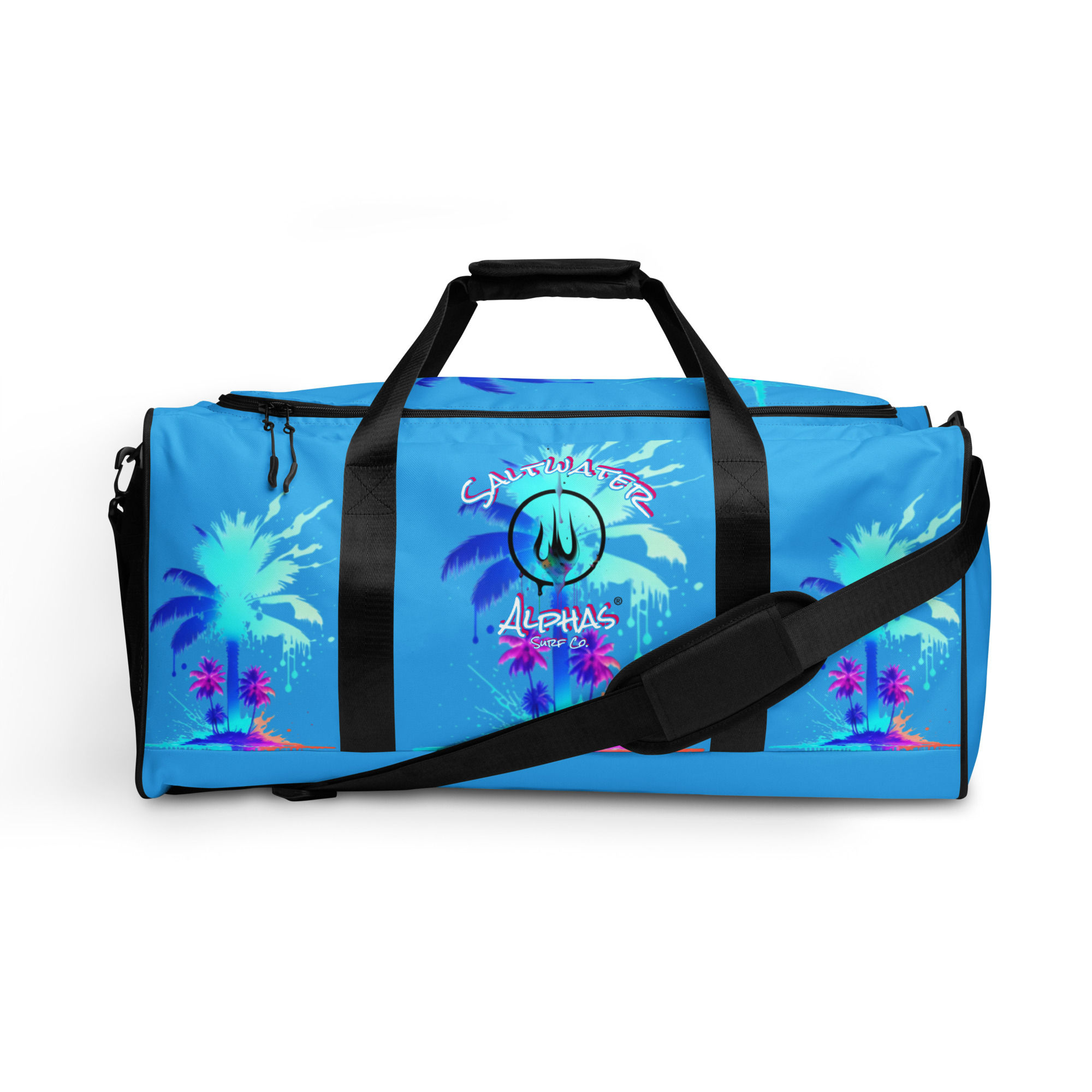 Saltwater Alphas Trident Palms Women's Duffle Bag