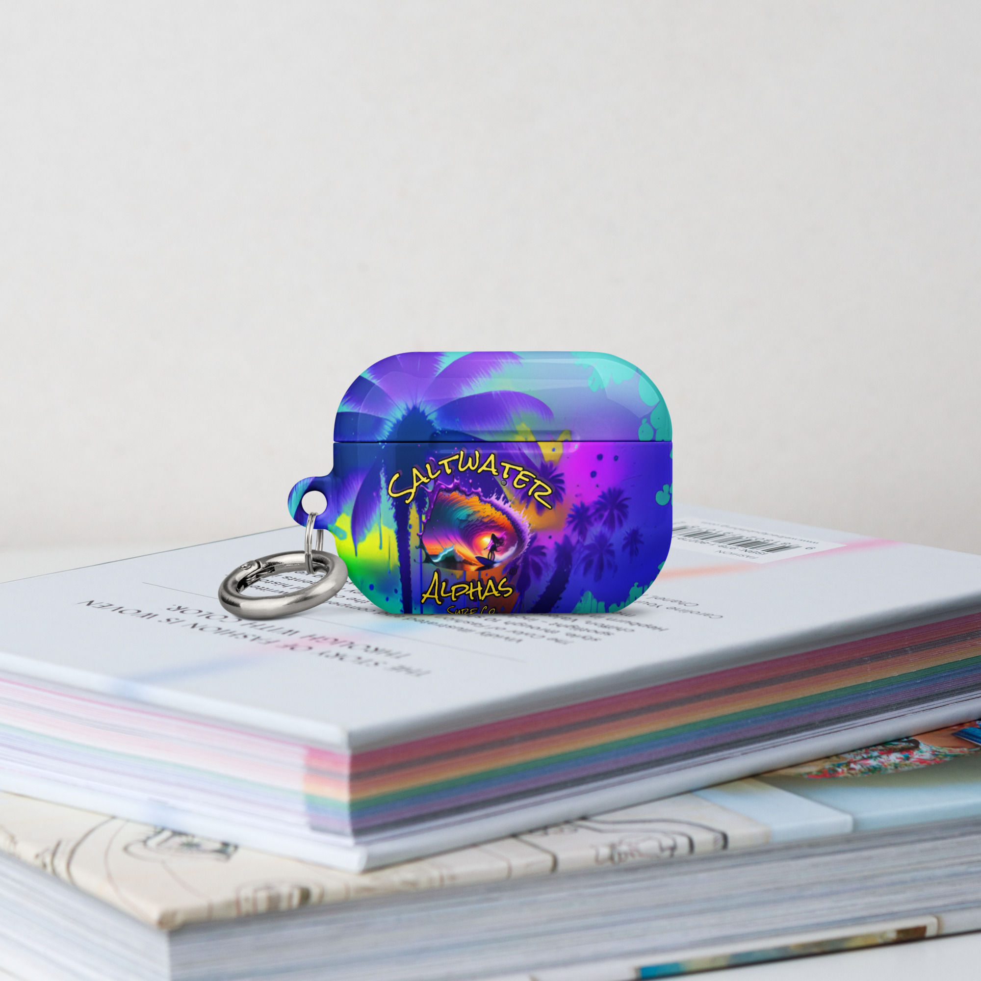 Saltwater Alphas Sunset Surfer Girl Case for AirPods®