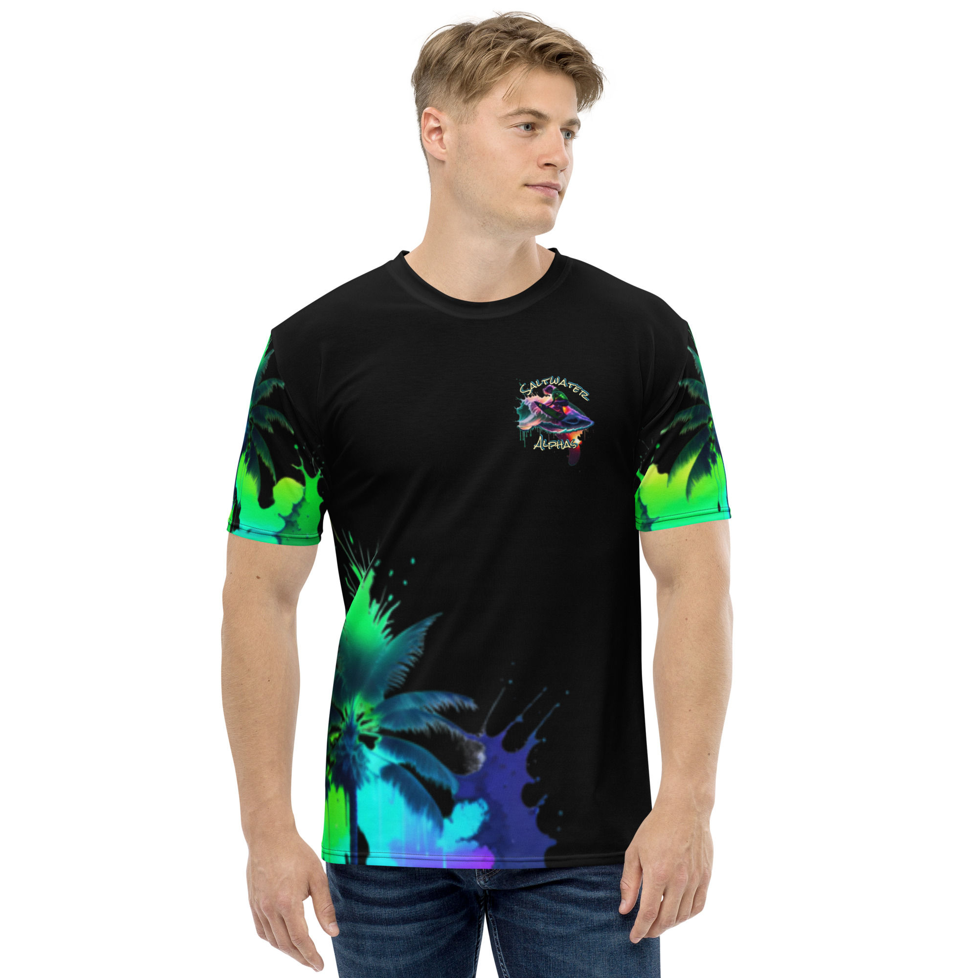 Saltwater Alphas Surfer Men's T-shirt