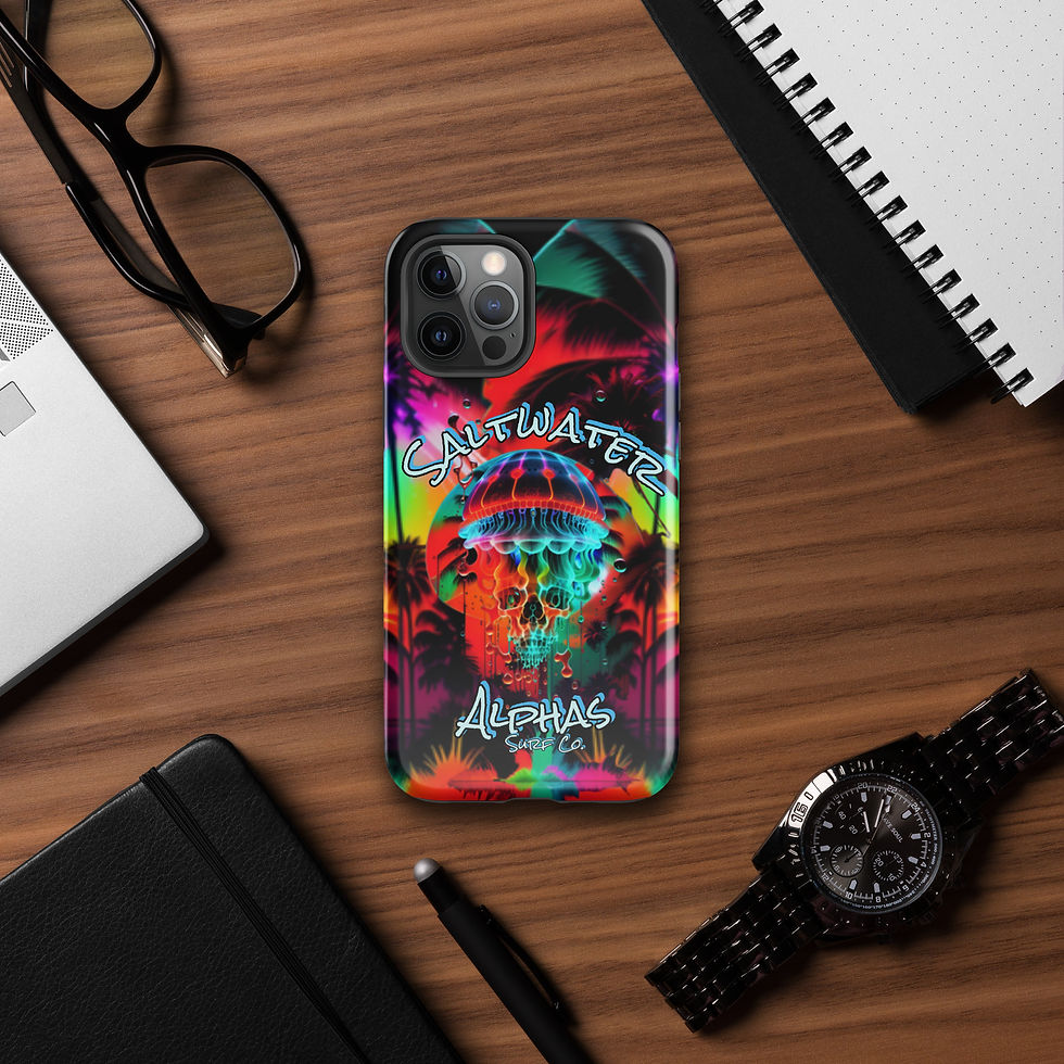 Thumbnail: Saltwater Alphas Jelly Skull Tough Case for iPhone®
