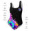 Thumbnail: Saltwater Alphas Purple Surfer Girl One-Piece Swimsuit