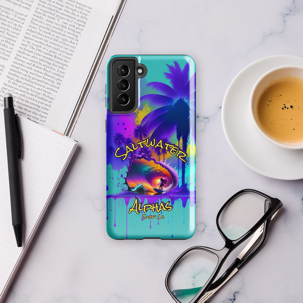 Thumbnail: Saltwater Alphas Sunset Surfer Girl Tough Case for Samsung®
