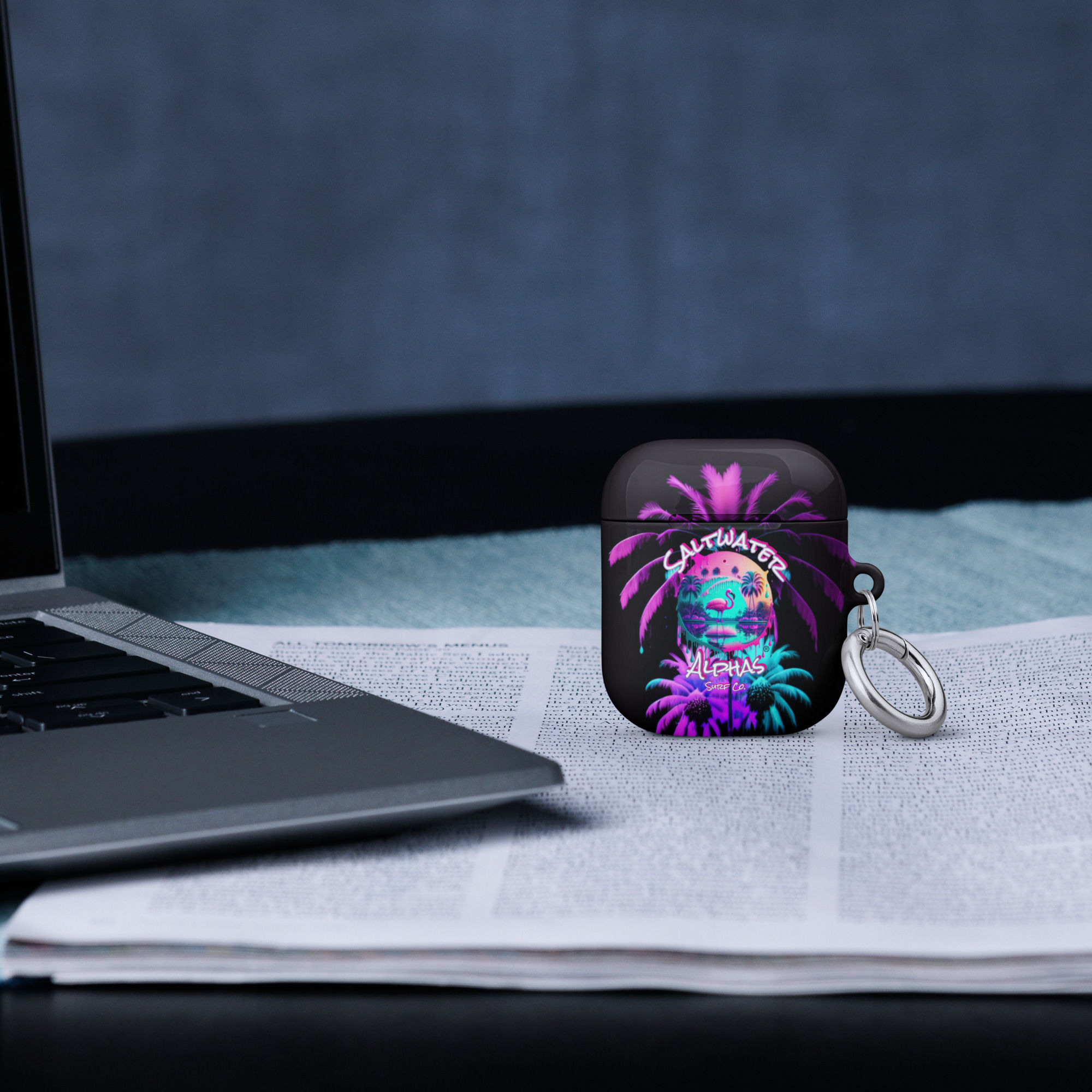 Saltwater Alphas Pink Flamingo Case for AirPods®