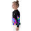 Thumbnail: Saltwater Alphas Purple Surfer Girl Kids Rash Guard