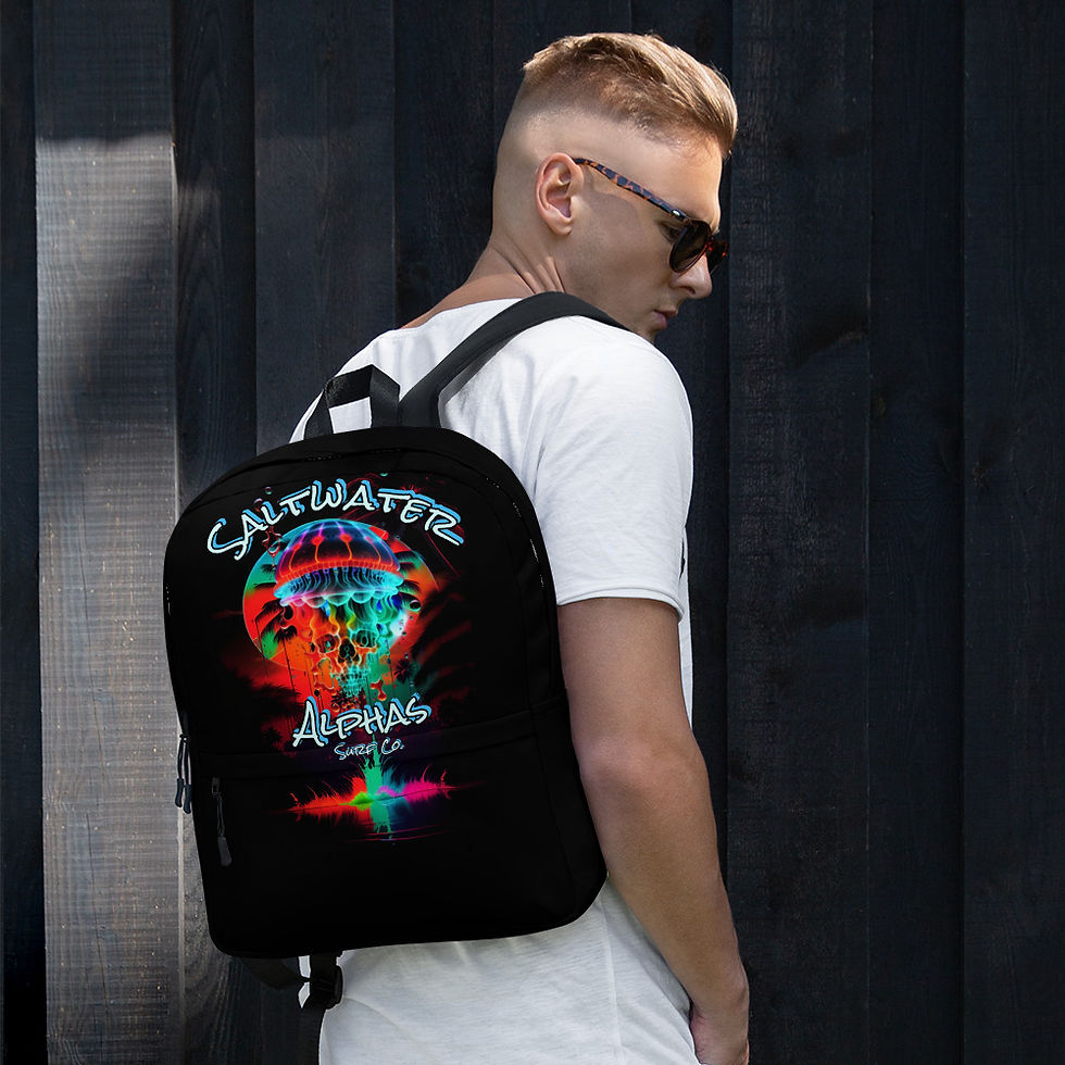Saltwater Alphas Jelly Skull Backpack