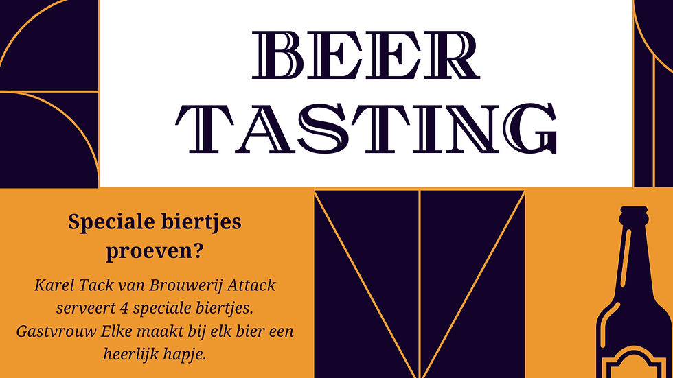 Beertasting & foodpairing