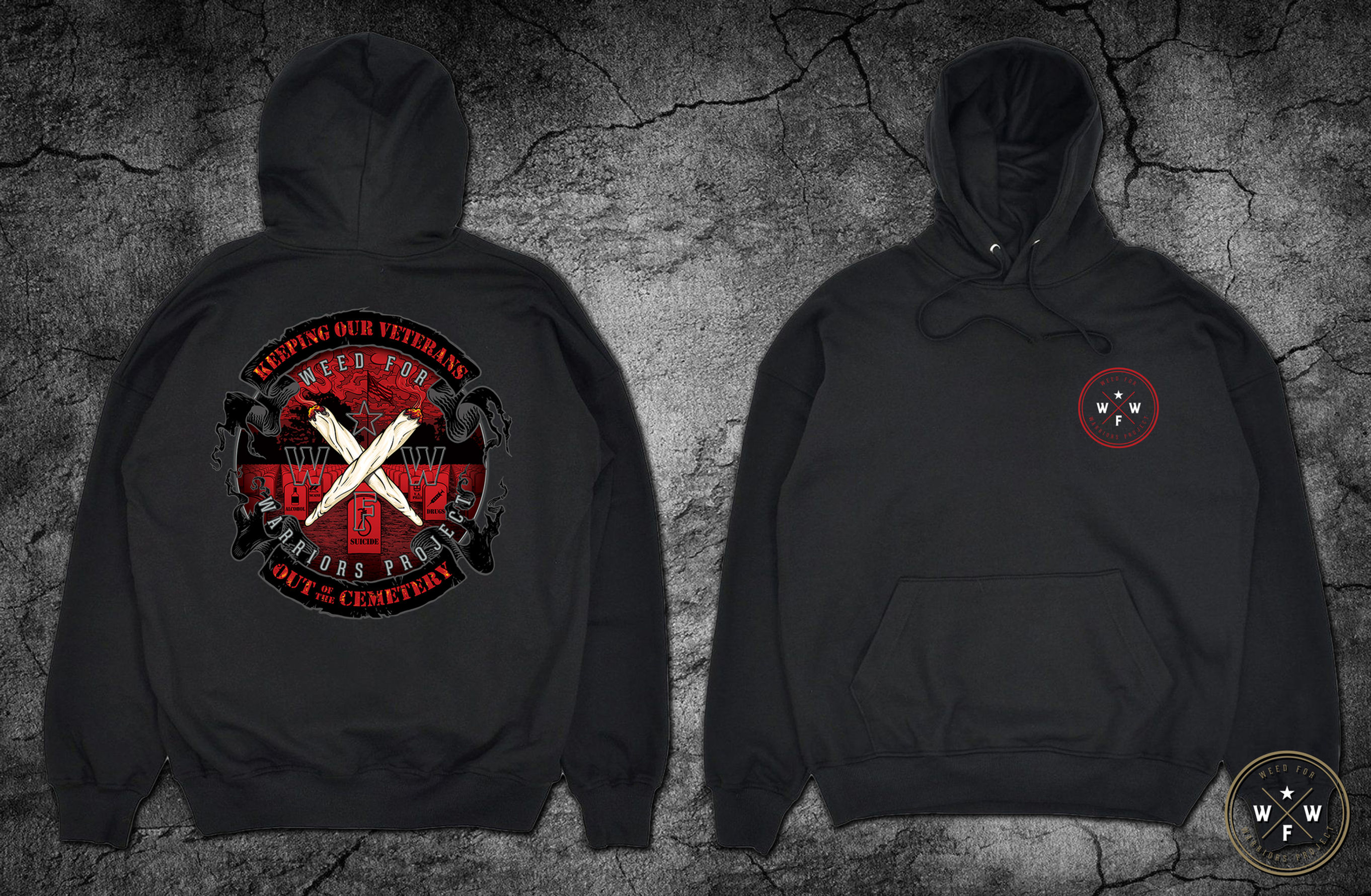 KEEPING OUR VETERANS OUT OF THE CEMETERY HOODIE (PRE-ORDER)