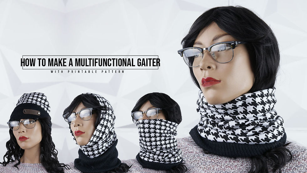 Multi-functional Gaiter Pattern (Download)
