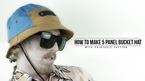 5 Panel Bucket Hat (Pattern 