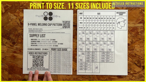 Welding Cap Pattern (Download) ProperFit Clothing