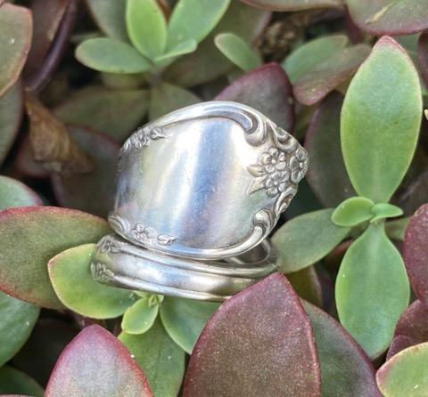 Floral Spoon Ring