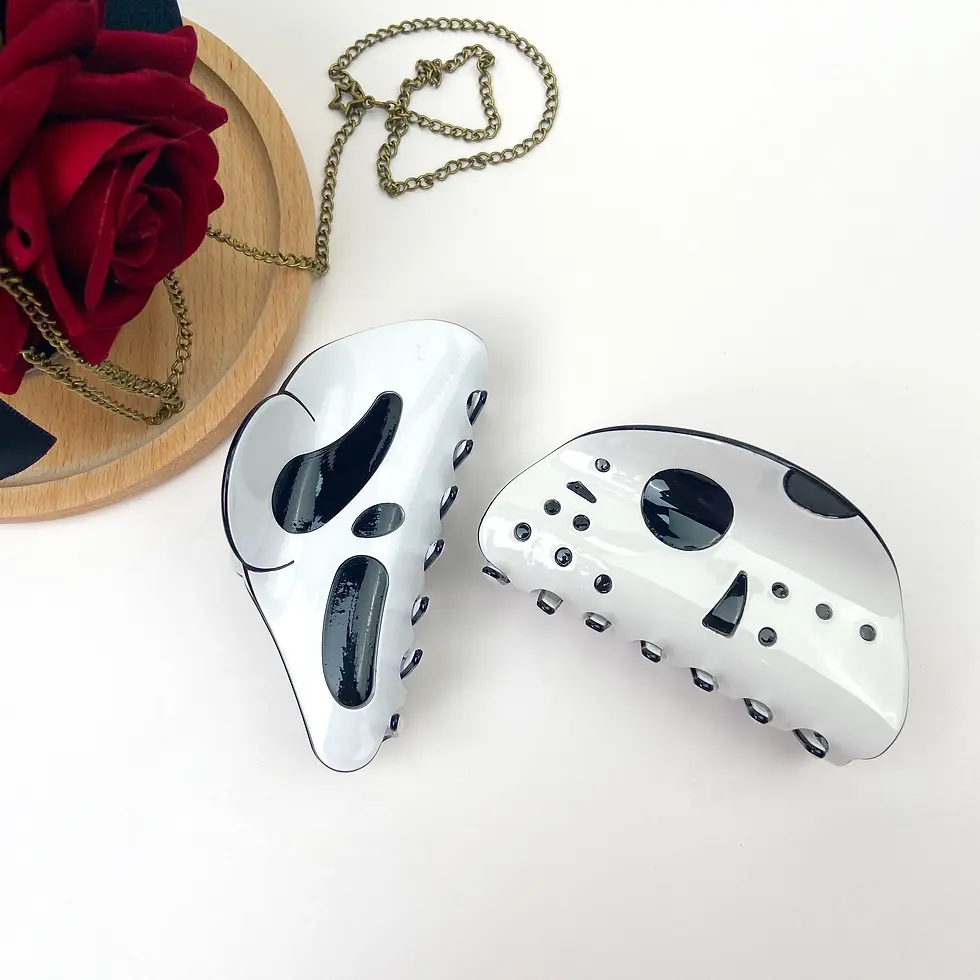 Thumbnail: Halloween Scary Ghost Hair Clips