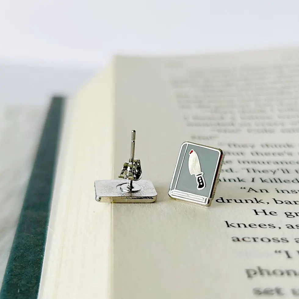 Thumbnail: Crime Fiction Books Earrings