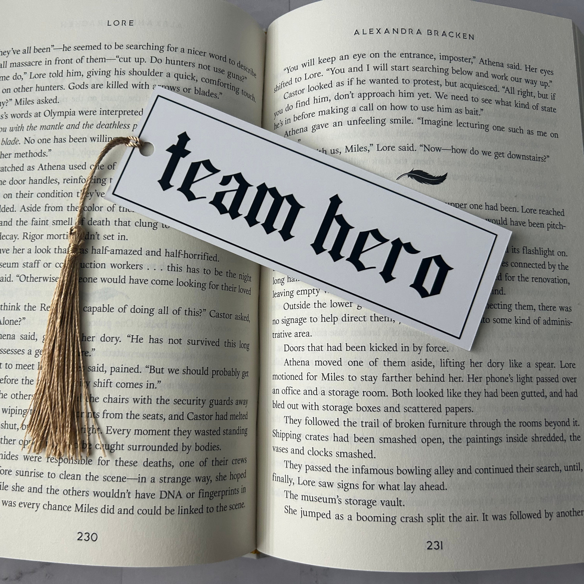 Team Hero Bookmark