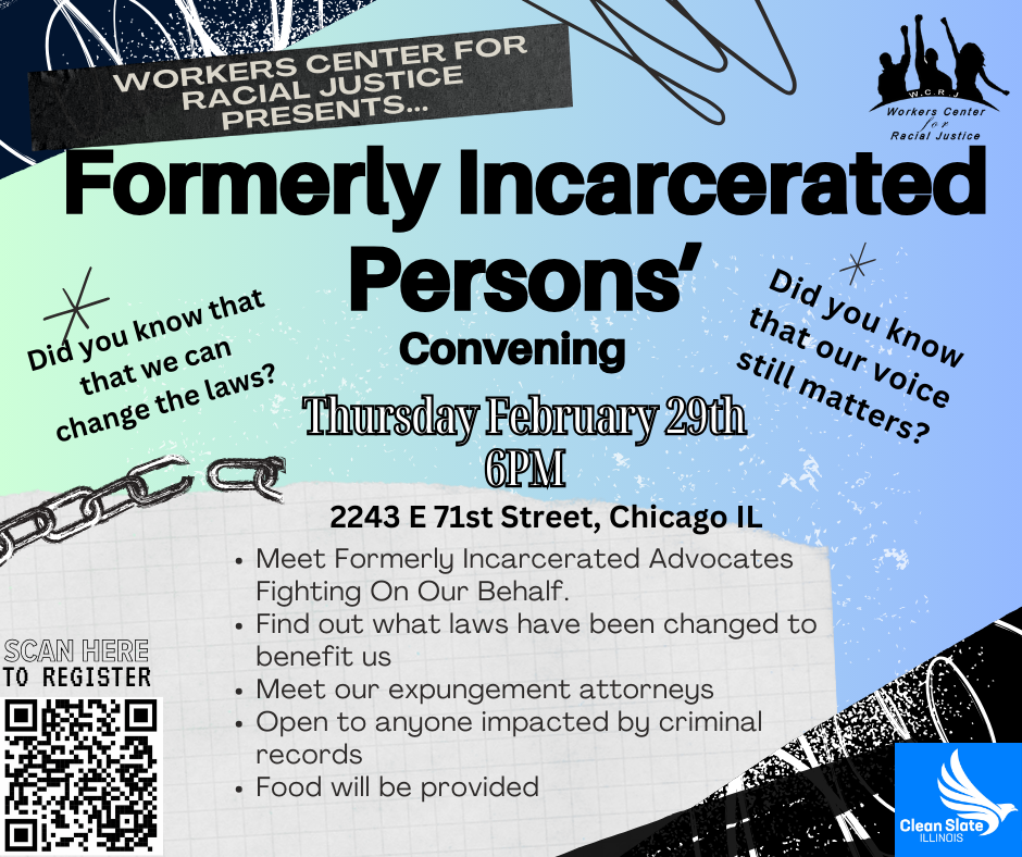 Formerly Incarcerated Persons Convening 
