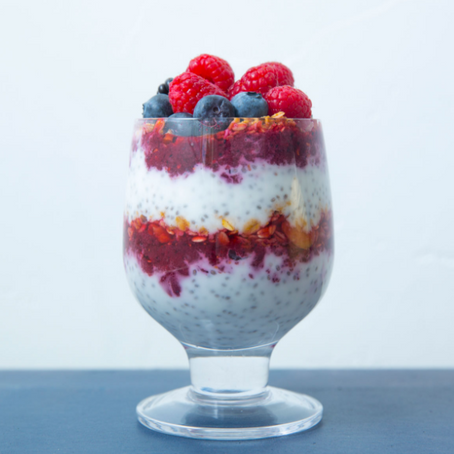 Lemon-Berry Chia Pudding Parfait