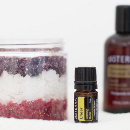 Fourth of July Natural Sugar Scrub