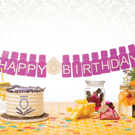 ESSENTIAL OIL THEMED BIRTHDAY PARTY