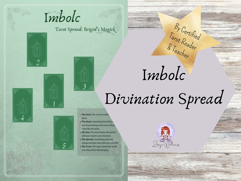 Thumbnail: Imbolc Printable Guide Wheel of the Year Grimoire Pages