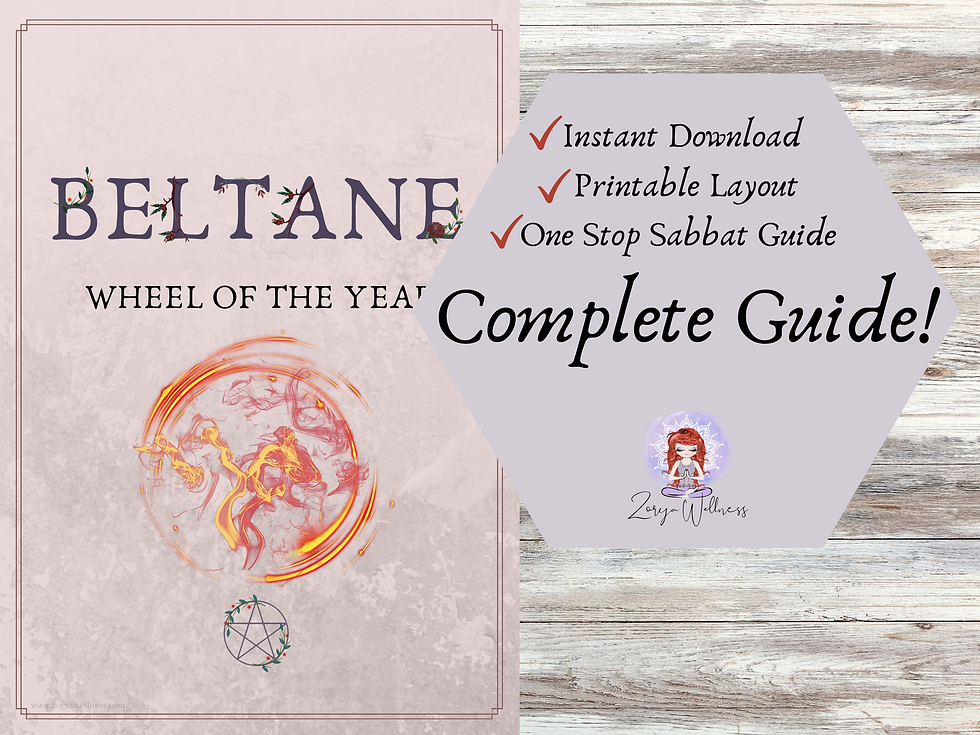 Thumbnail: Beltane Printable Guide: Wheel of the Year Grimoire Pages